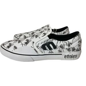 Etnies Marana Slip X Bones  - Men's Size 11 - White/Black